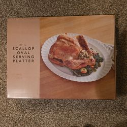 Turkey tray server and cheese board combo