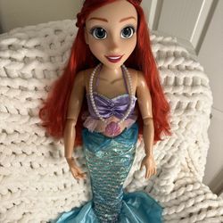Life Size Disney Princess Ariel Playdate Doll – 32” Tall