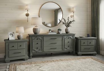 3-Piece Bedroom Set - Dresser and Two Nightstands- local delivery available