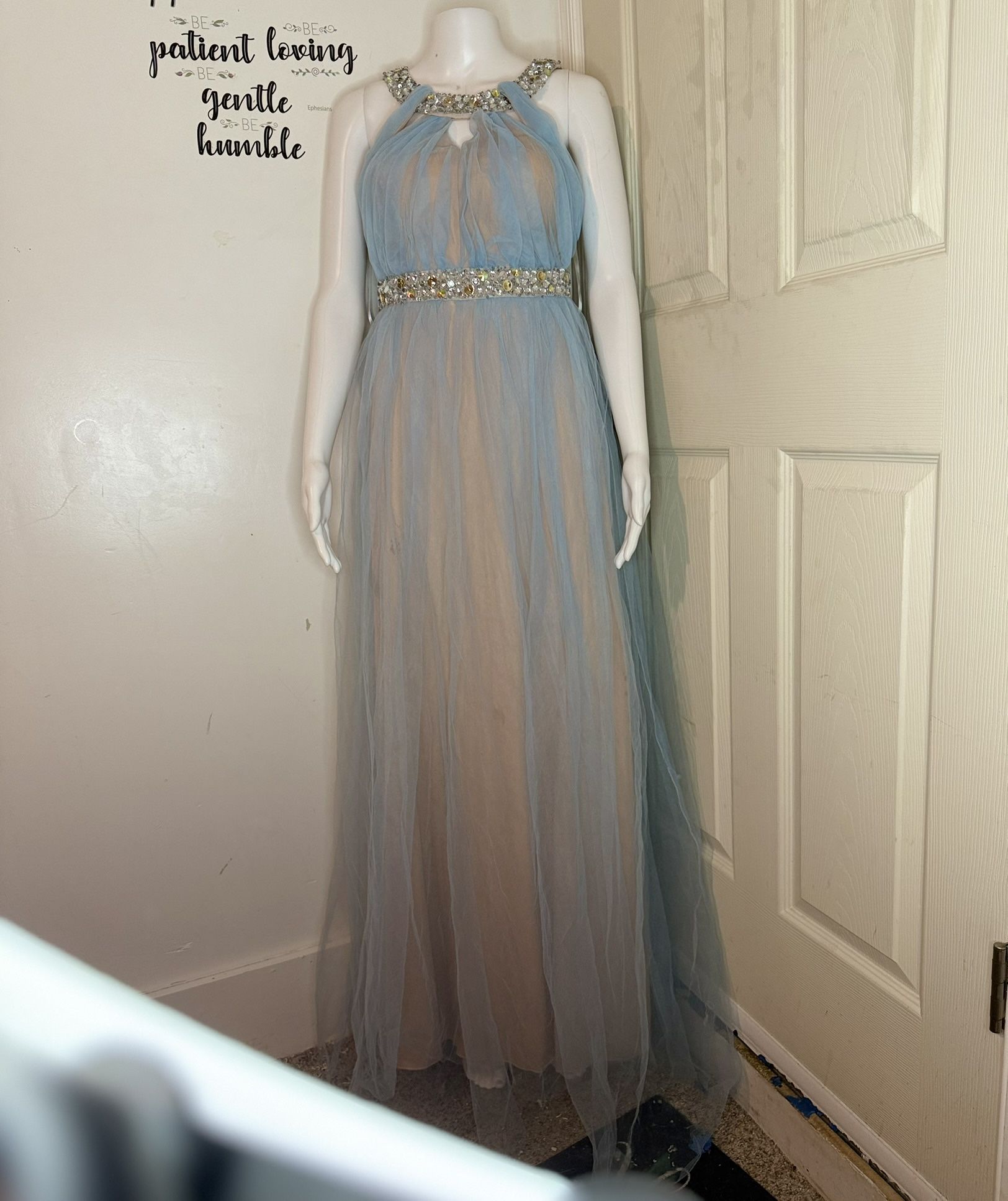 Halter Top Maxi Gown