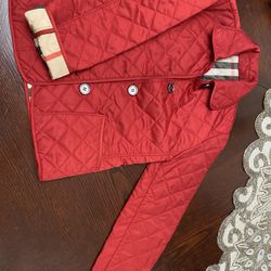 Girls Burberry Jacket Size 6
