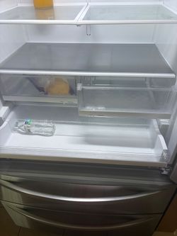 LG stainless steel , french door  refrigerator
