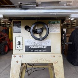 Powermatic 63 10" Artisan Table Saw With Vega Fence