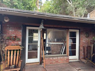 2 vintage front doors with jams (prehung)