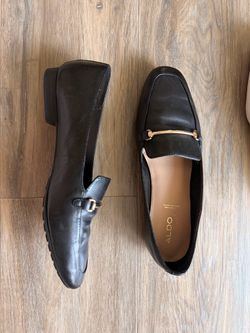 ALDO Loafers 7.5 Size Genuine Leather