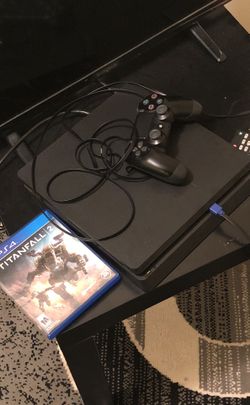1 tb system with titan fall game included got at Christmas been played maybe 6 times 240 dollars obo