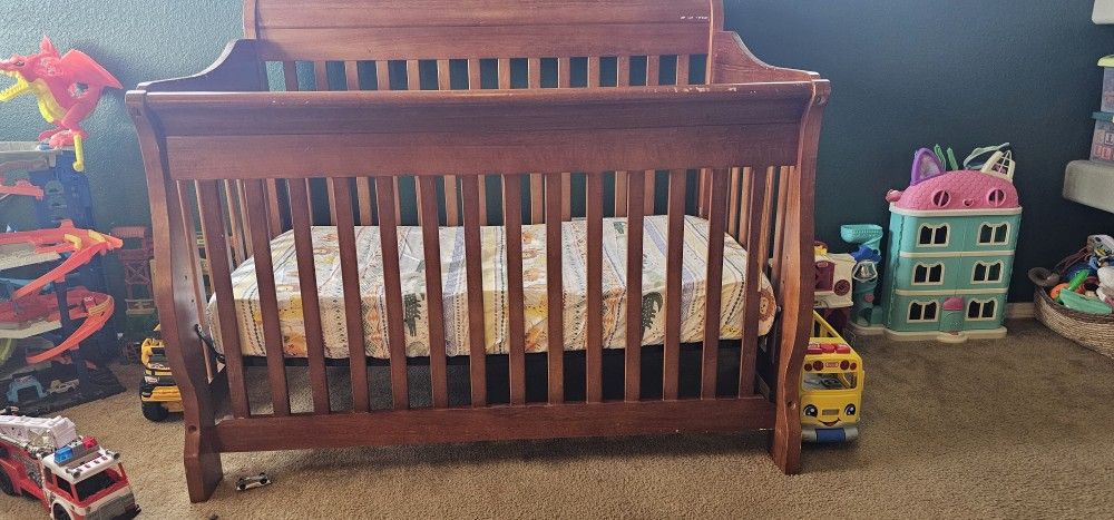 Crib And Changing Table