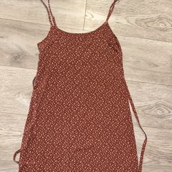 John Galt Burgundy Floral Mini Dress