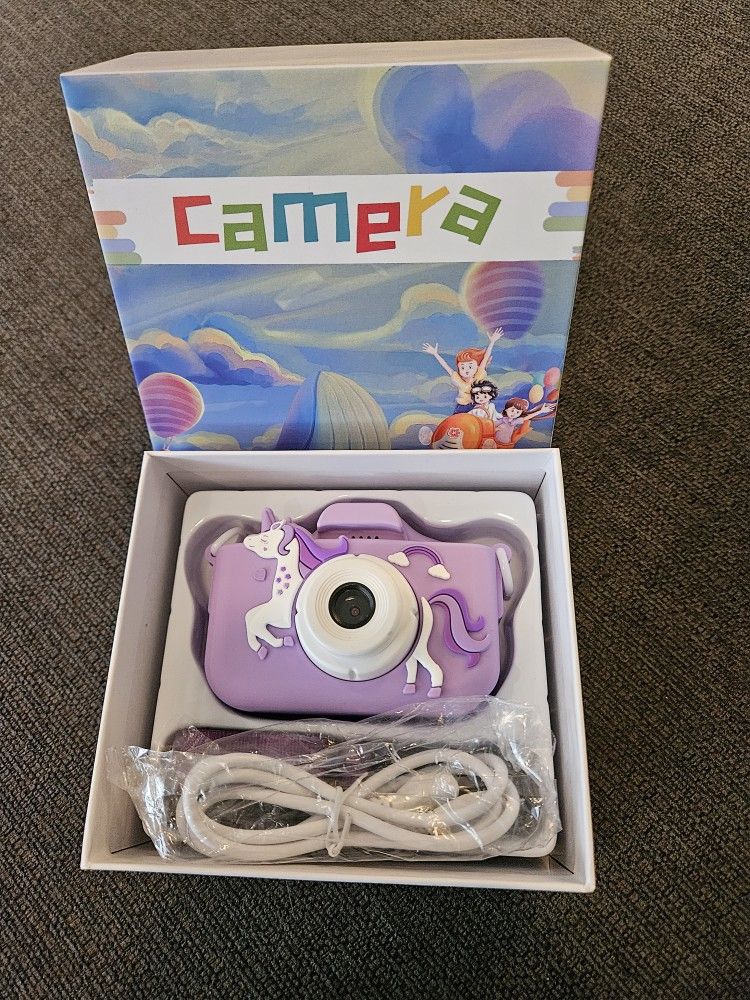 MGAOLO CHILDREN'S CAMERA - Unicorn Purple