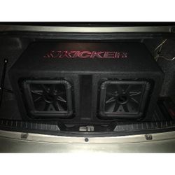Dual Kicker 12" L7R Subwoofers 