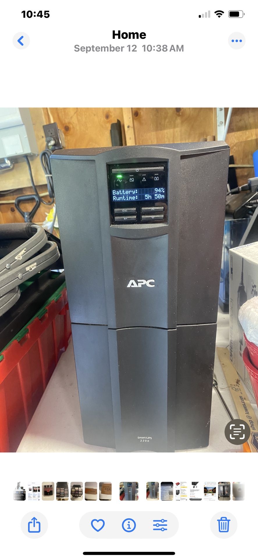 2200 battery back up