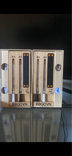BBQOVN Wireless Meat Thermometer Set x2