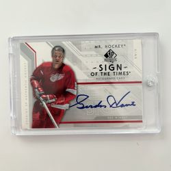 Gordy Howe ST-GH Rare