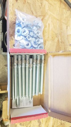 Red head anchor bolts