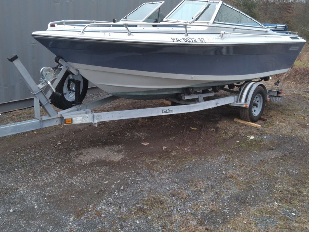 17ft Boat And Trailer