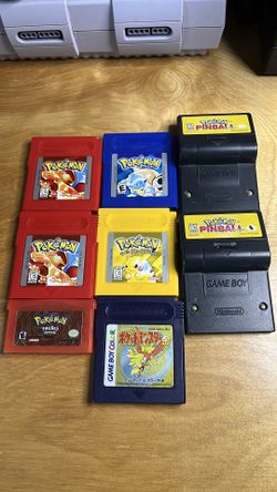 Gameboy Pokemon games