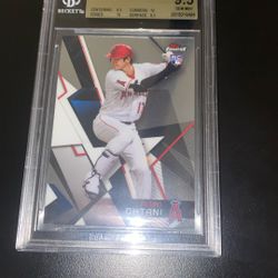 2018 Topps Finest Shohei Ohtani Rookie BGS 9.5++ w/Two 10 Subgrades