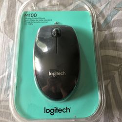 Logitech M100 Corded Mouse - NEW