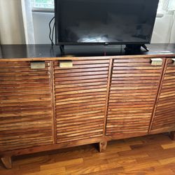 Beautiful Wood Credenza / Buffet/ Storage Piece