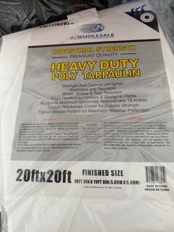Lona heavy dury 20 x 20 ft