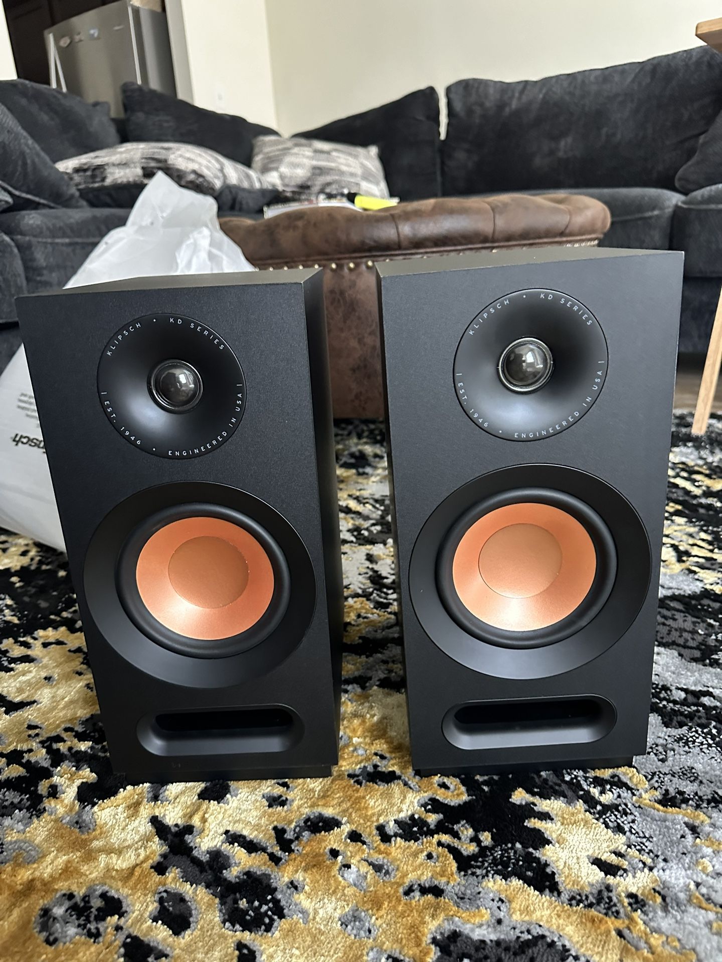 Klipsch KD-51M Bookshelf Speaker Pair - Black