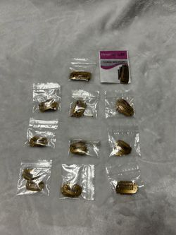 22 Small medium large Blonde Wig Clips