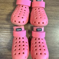 Wagwear Dog Shoes Wagwellies Mojave hot pink. Size  XS 