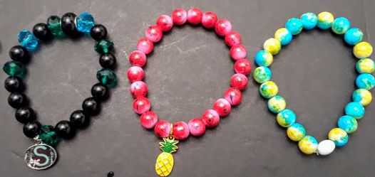 19 Bead Bracelets for $160