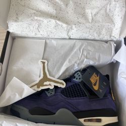 Jordan 4 Retro Imperial Purple Size 7Y
