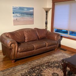 Couch Brown Leather