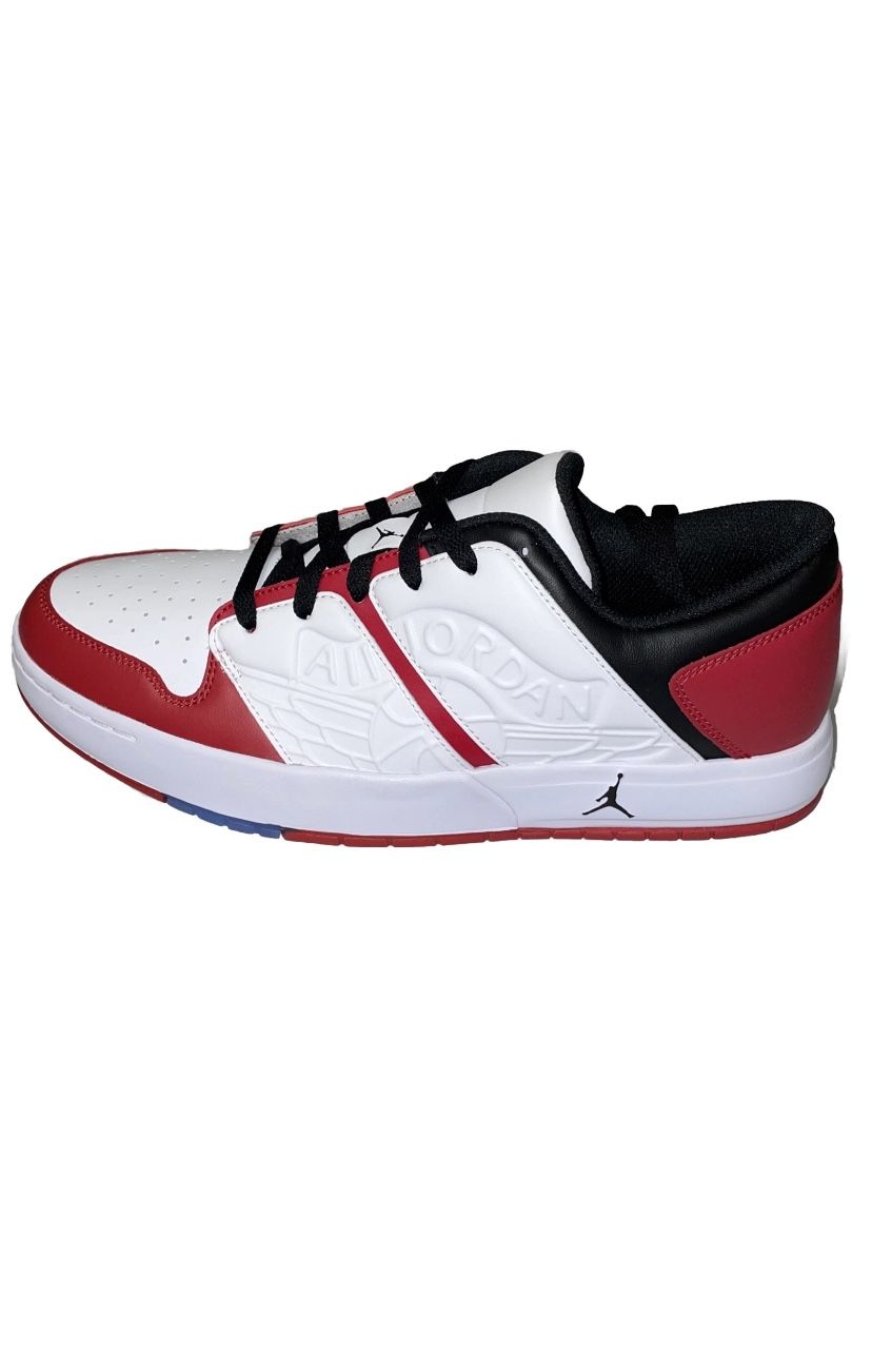 Nike Air Jordan Nu Retro 1 Low Sneakers Chicago Red Black Sz 6.5y