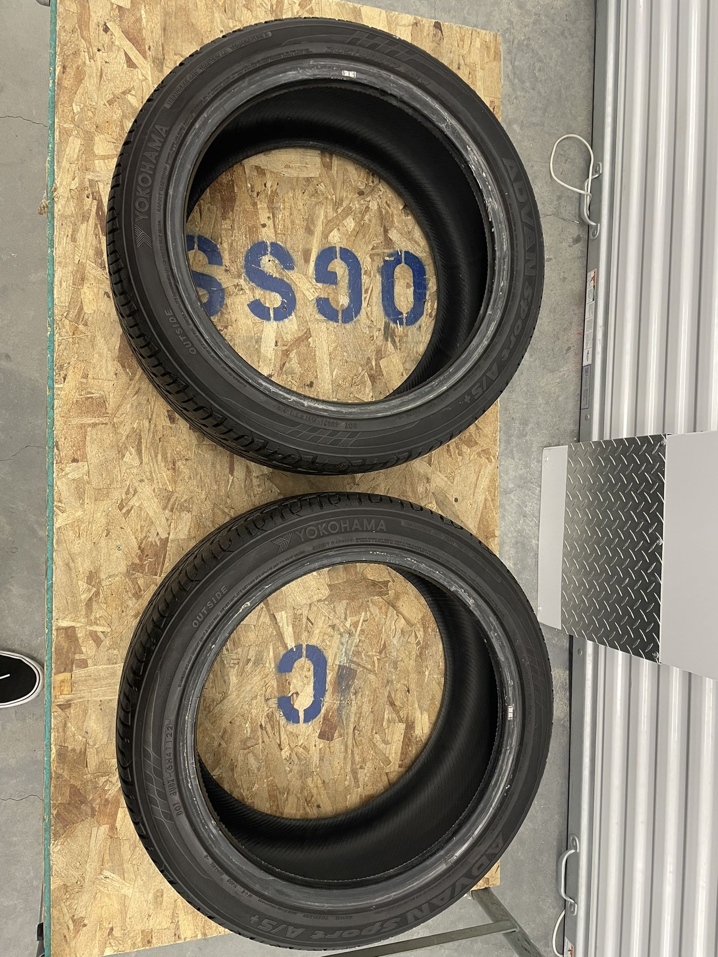 Yokohama Advan Sport AS Plus ( Pair)