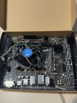 Stock H110m With Intel Celeron