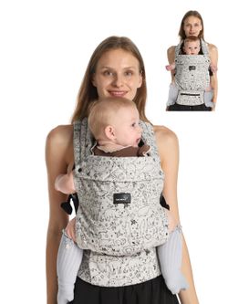 GROWNSY Baby Carrier Lightweight Ergonomic 7-44 lbs