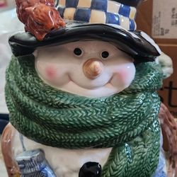 Snowman Cookie Jar