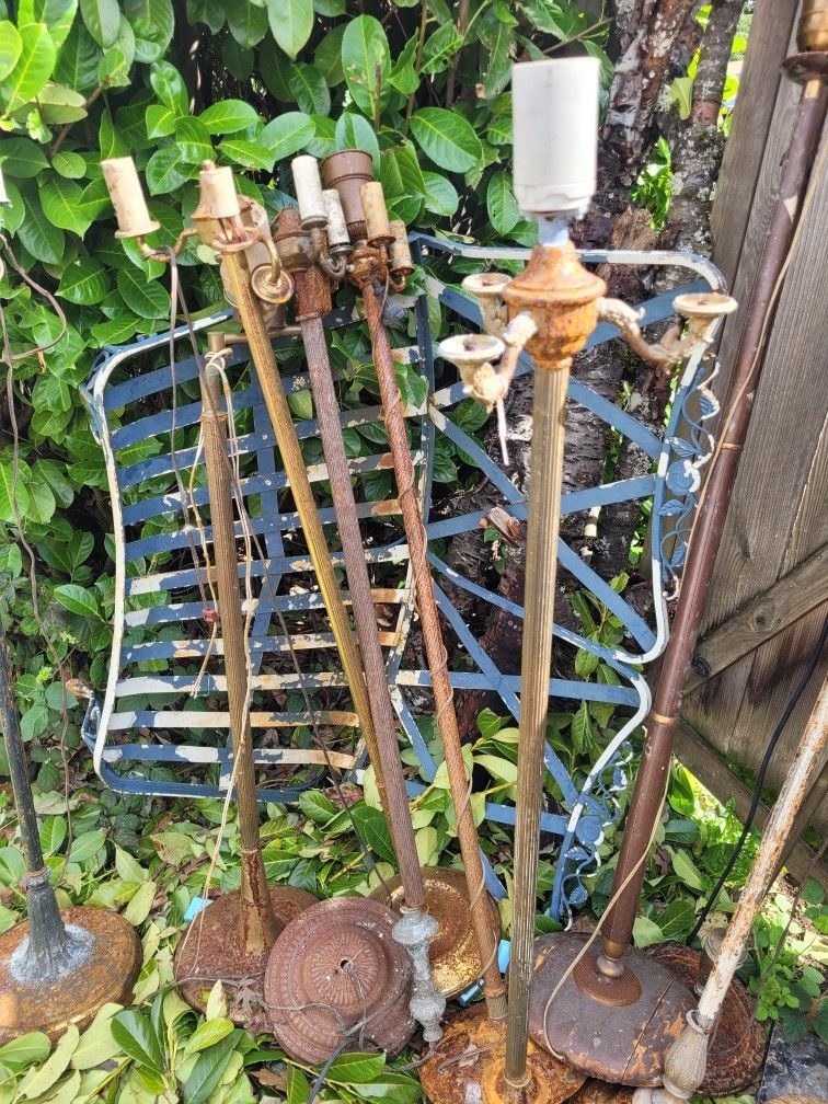 Old Vintage Floor Lamp 