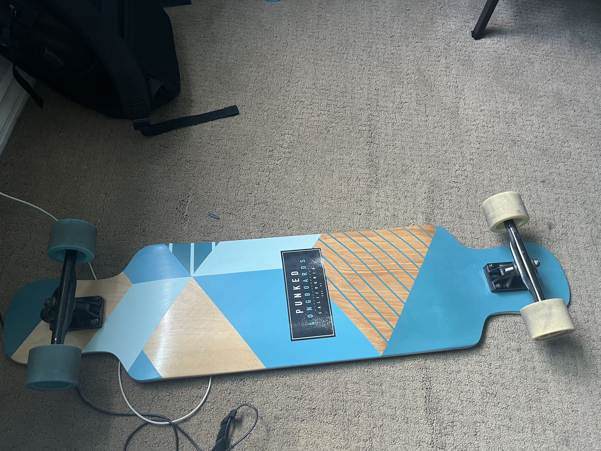 Punked Longboard Skateboard