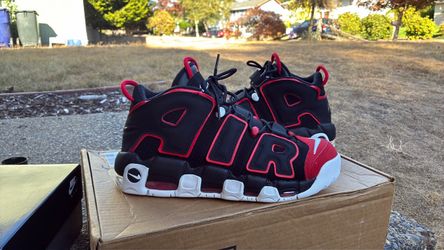 nike uptempo 96 pippens bulls/red toe (2022)
