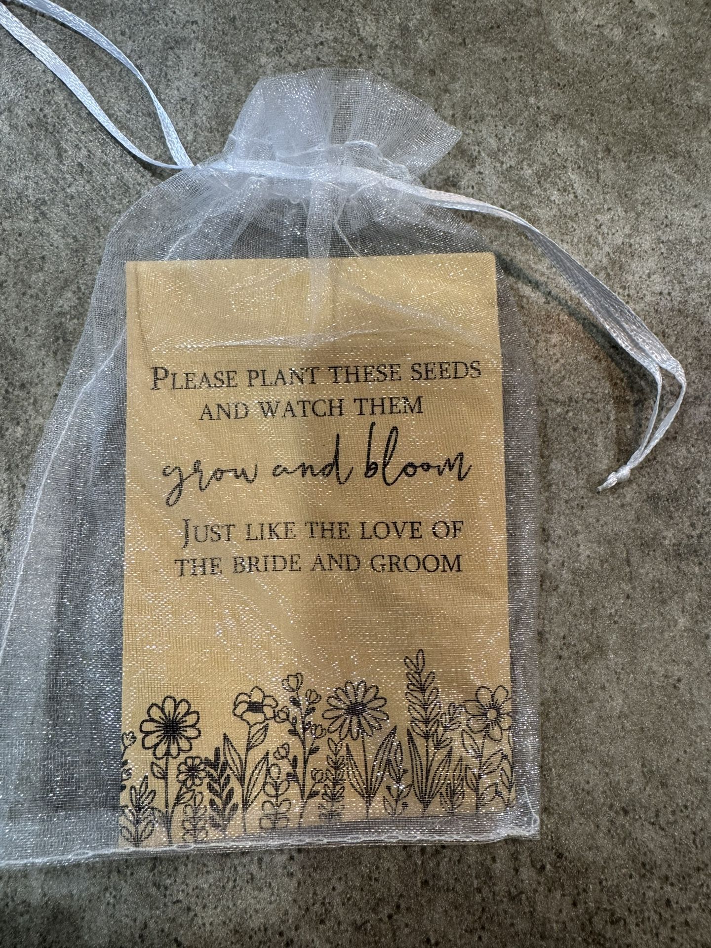 70 Flower Seed Packets For Wedding