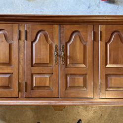 mid century buffet (solid wood)