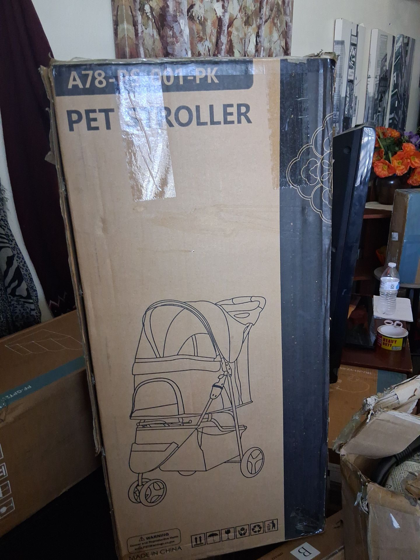 Pet pen. Pet stroller
