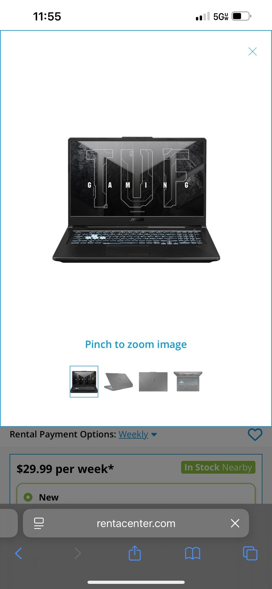 Tuff Gaming Laptop