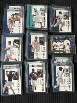 Baseball Gold Leaf Rookies Card Collectible Make Offer Lot of 72