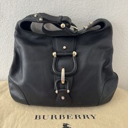 Burberry Black Hobo Bag