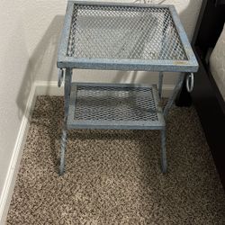 Heavy Steal Made End Tables