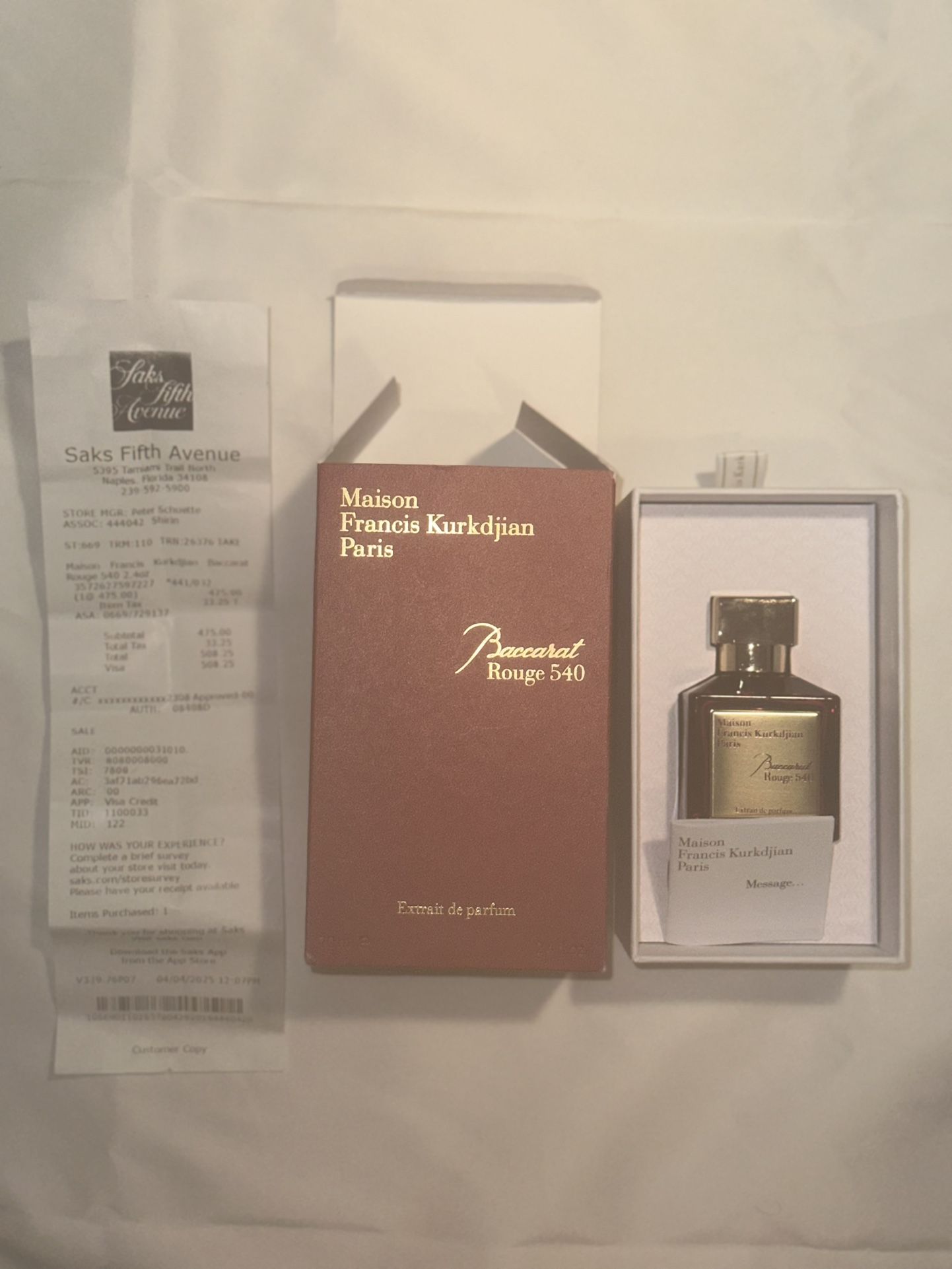Baccarat Rouge 540