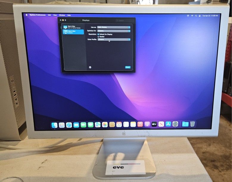 Apple Cinema Display Monitor. Read Description.