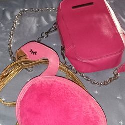 Vtg Crossbody Purse And Detachable Change Purse 
