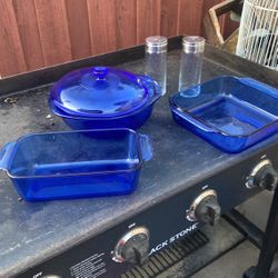 Cook Ware ,  Blue Color Very Good Condition $20 Dollars For All