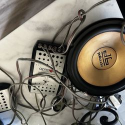 Polk audio 6 1/2 inch speakers with components